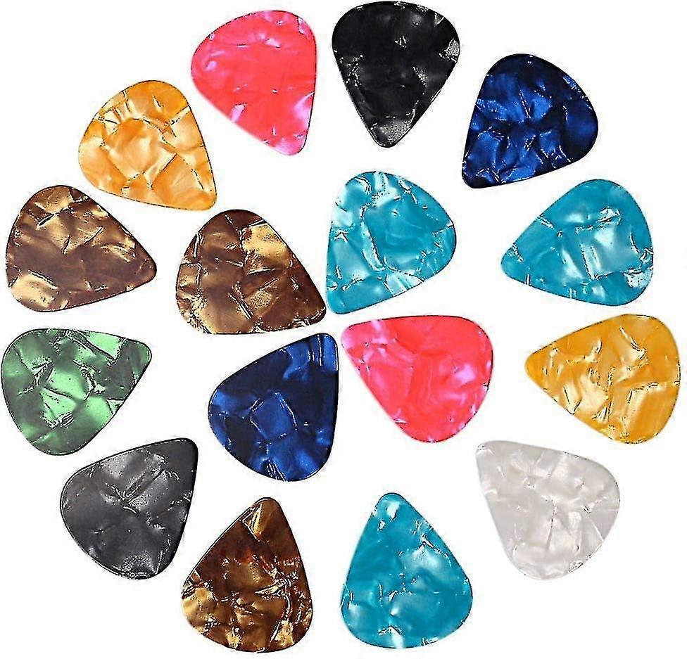 8pcs Guitar Picks, Abstract Art Colorful Guitar Pick Plectrums For Bass, Electric, Acoustic Guitars 0.46mm(color Random)
