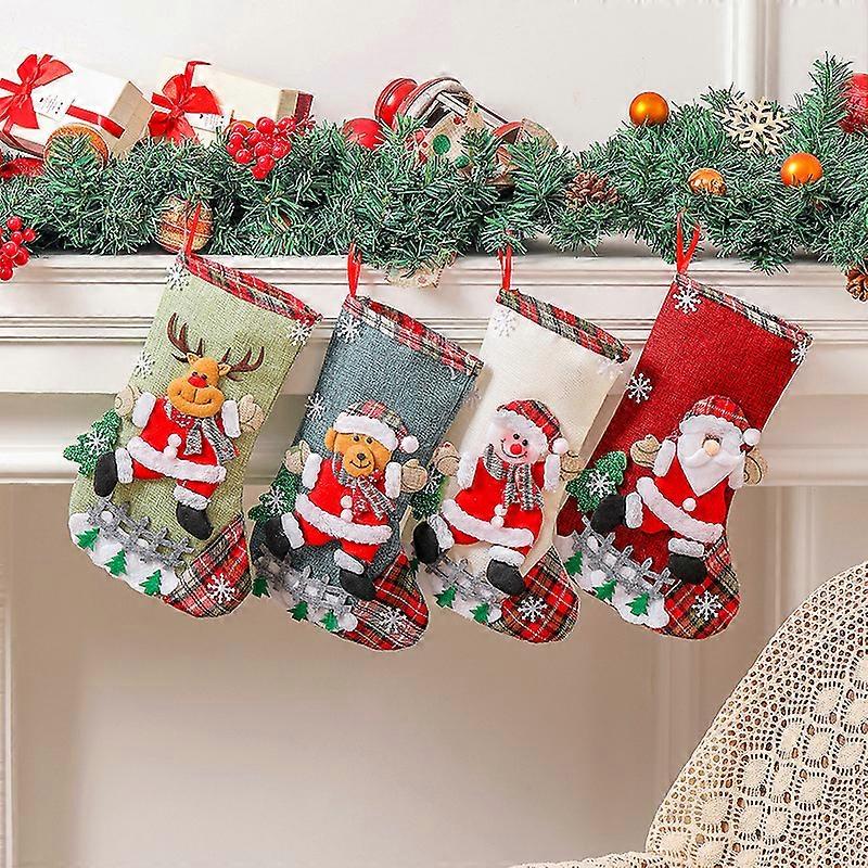 Christmas Stocking Xmas Socks Large Handing