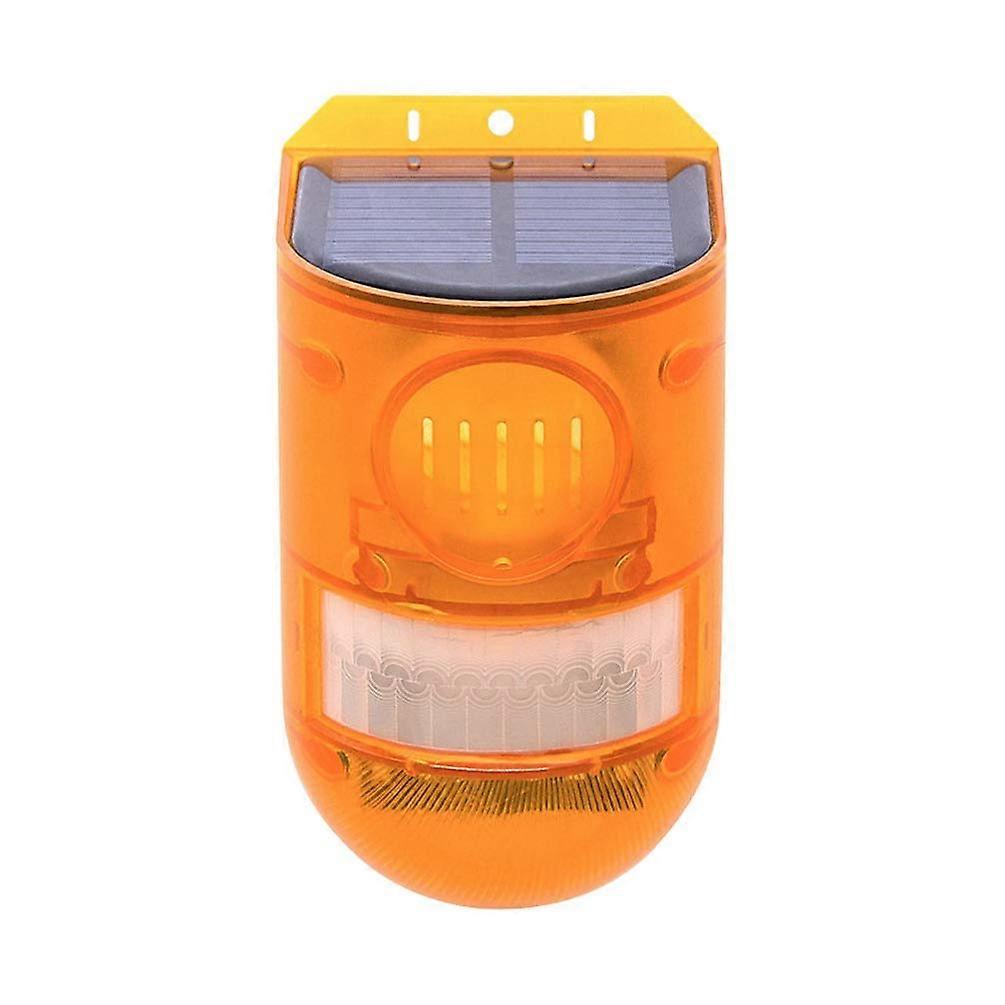 Solar Strobe Warning Led Flashing Construction Safety Road Lights Alarm Barricade Traffic Vehicle Signal Beacon Lamp,IP65(Yellow)
