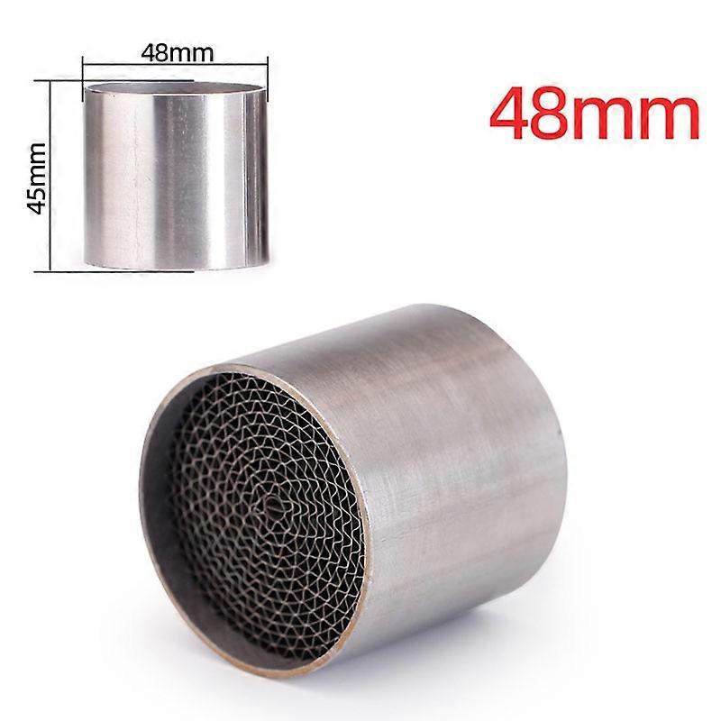 Motorcycle Exhaust 48mm 50mm 53mm Honeycomb DB Killer Reduce Noise High Torque At Low Speed Gas Purification Treatment