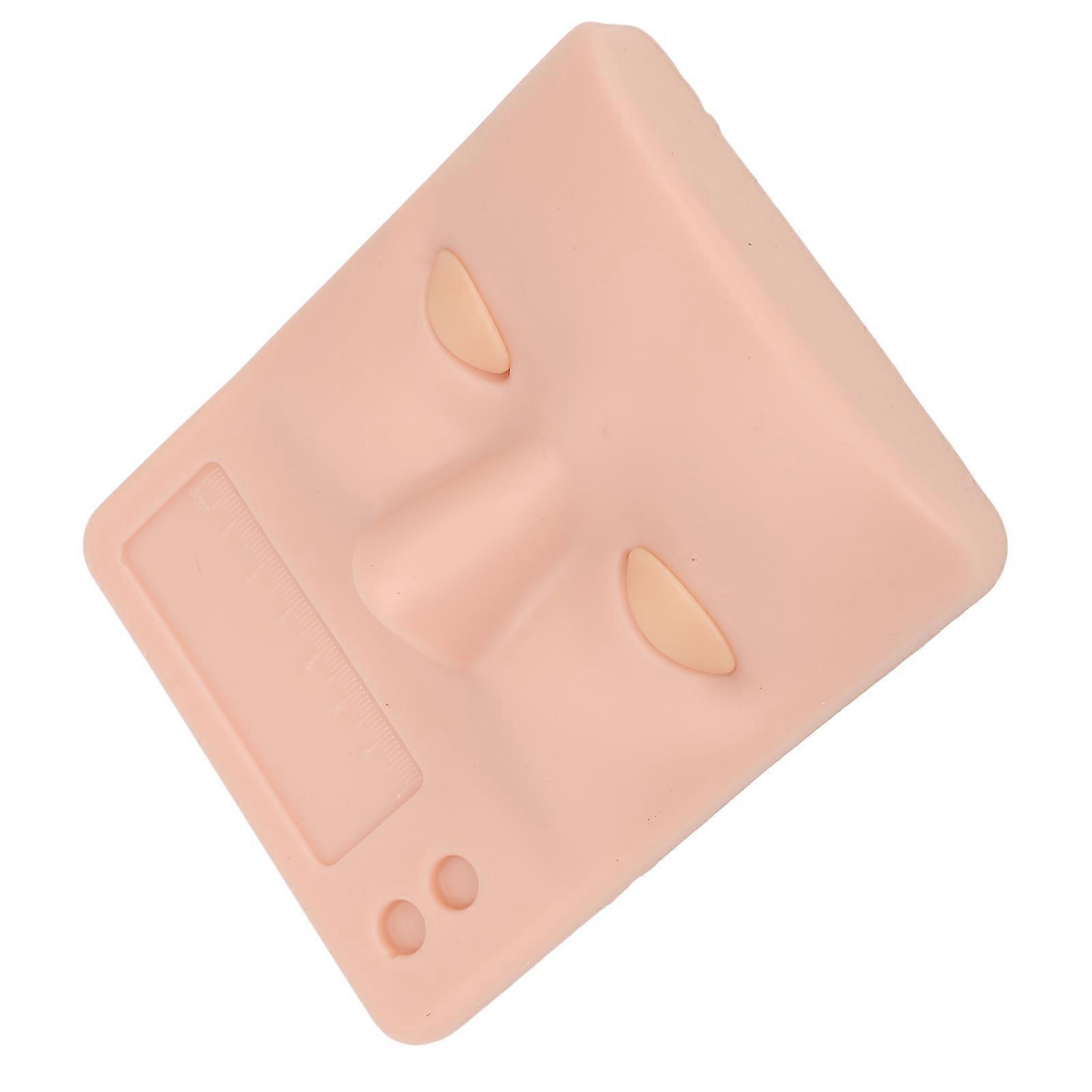 Grafting Eyelashes Practice Face Silicone Replaced Eyelids Mannequin Head Lash Extension Practice Head Middle Skin Color