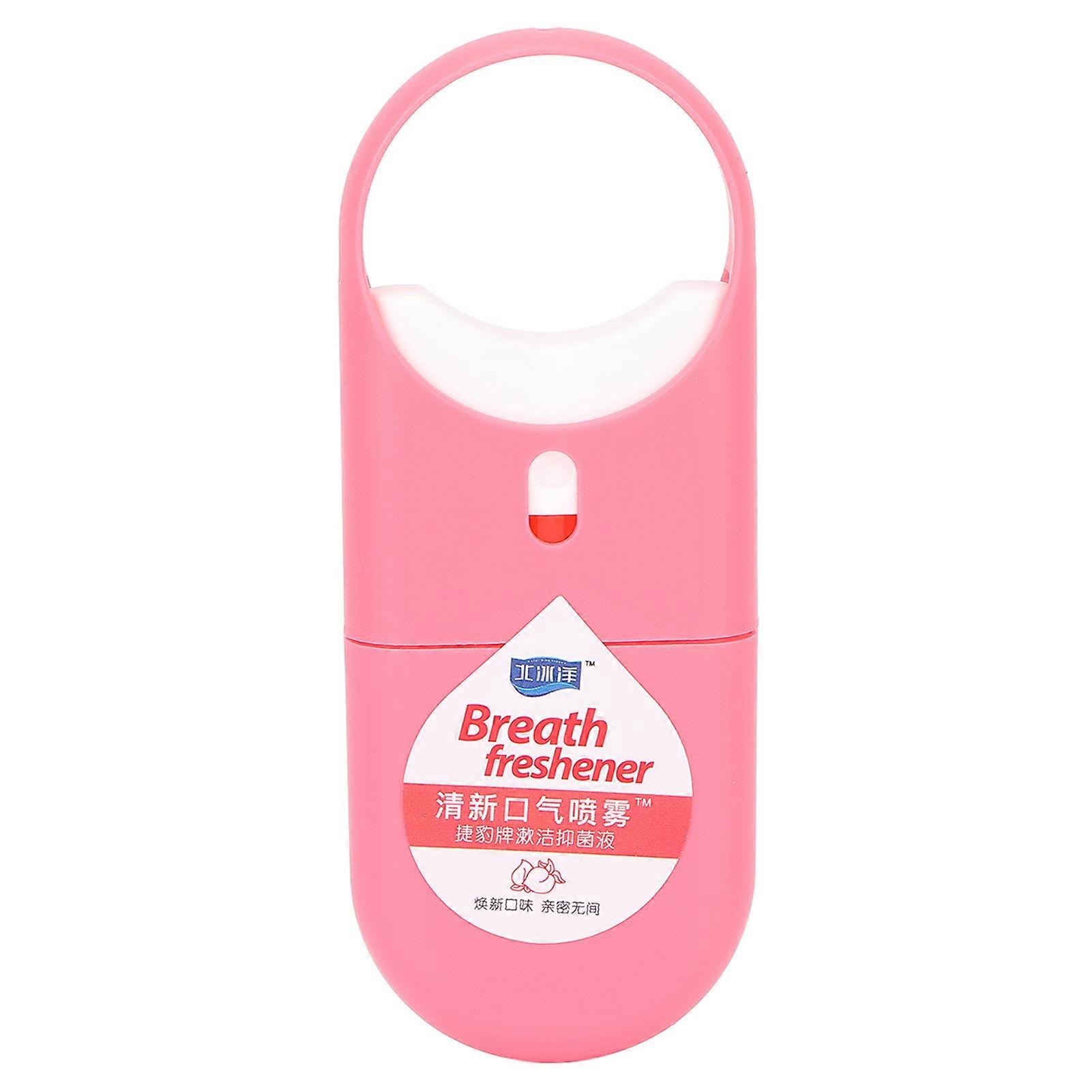 Mouth Spray Bad Breath Removal Fine Mist Peach Flavor Long Lasting Oral Care Breath Refreshing Spray 10ml
