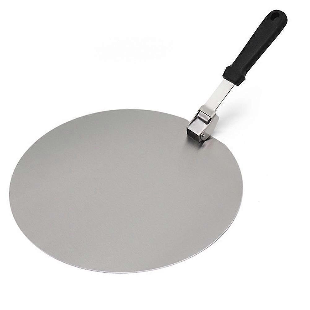 Pizza Paddle 12 Inch, Folding Stainless Steel Pizza Peel, Handle Pizza Paddle Shovel, for Bbq Pizza