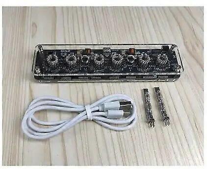 6-bit IN-8 Glow Tube Clock Module IN8 Nixie Clock Audio Accessories with Backlight Clock Digital USB 5V