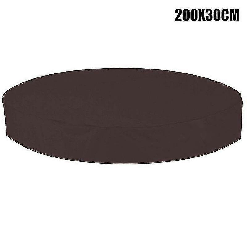 כיסוי ג'קוזי עגול חיצוני עמיד למים כיסויי ג'קוזי ספא כיסוי אבק