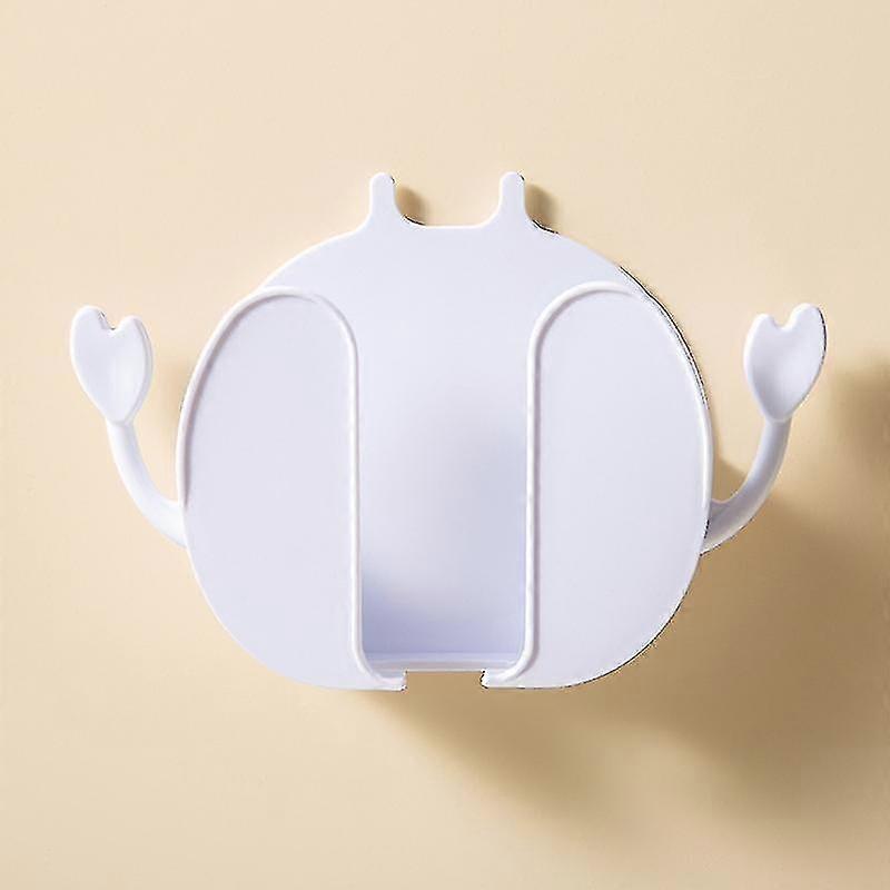 mobile phone charging stand storage rack White