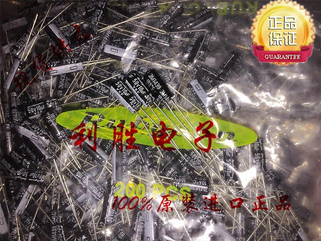 50V10UF 5x11MM مكثف كهربائي 10uf 50v yxf 10uF / 50V عالية التردد مقاومة منخفضة العمر