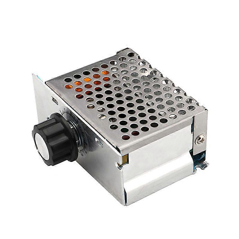 Professional Voltage Regulators 4000W 220V High Power SCR Speed Controller Electronic Voltage Regulator Governor Thermostat BS