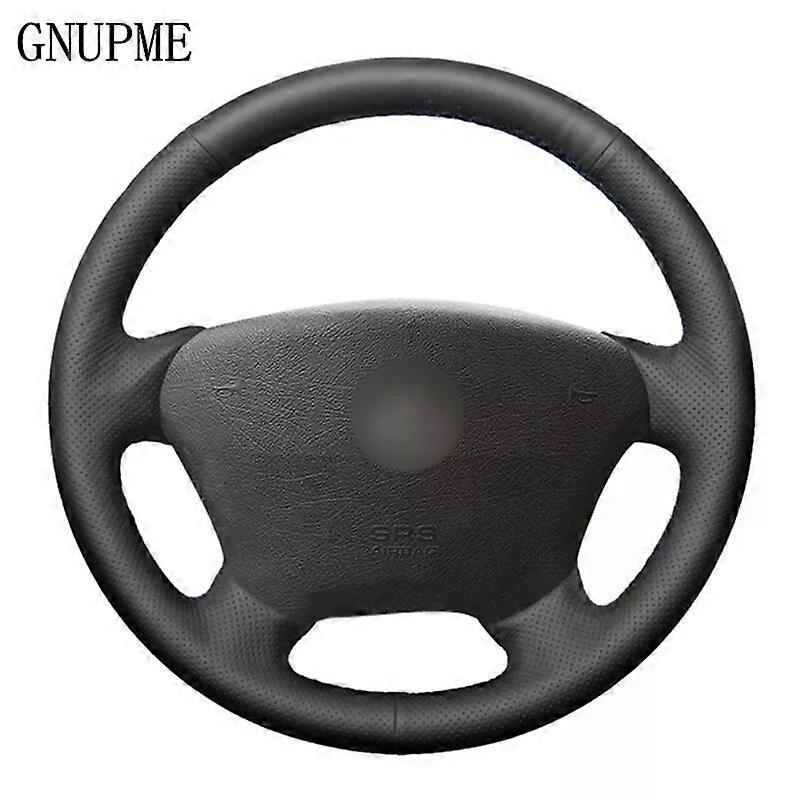 Black DIY Artificial Leather Car Steering Wheel Cover for Mercedes Benz W163 M-Class ML230 270 320 350 430 500 1997