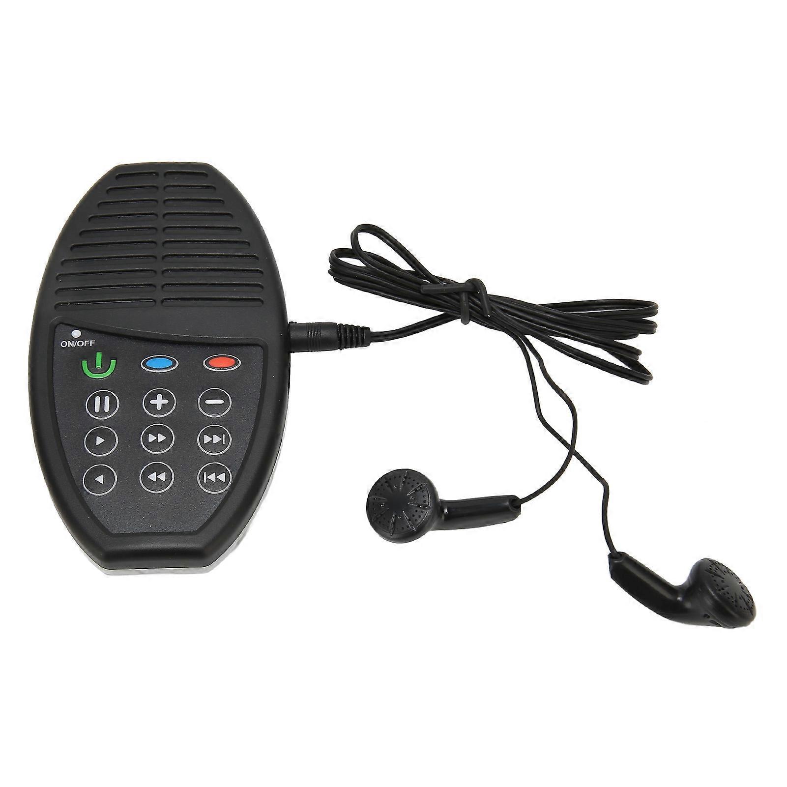 Electronic Bible Reader Portable Solar Charging Lightweight Player with Indicator Light for Home Use