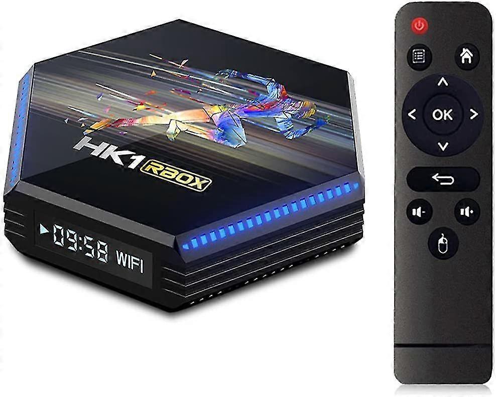 Android TV Box,RK3566 Quad-Core 64bit Cortex-A55 CPU Mali-G52 GPU(4G+32G)-black