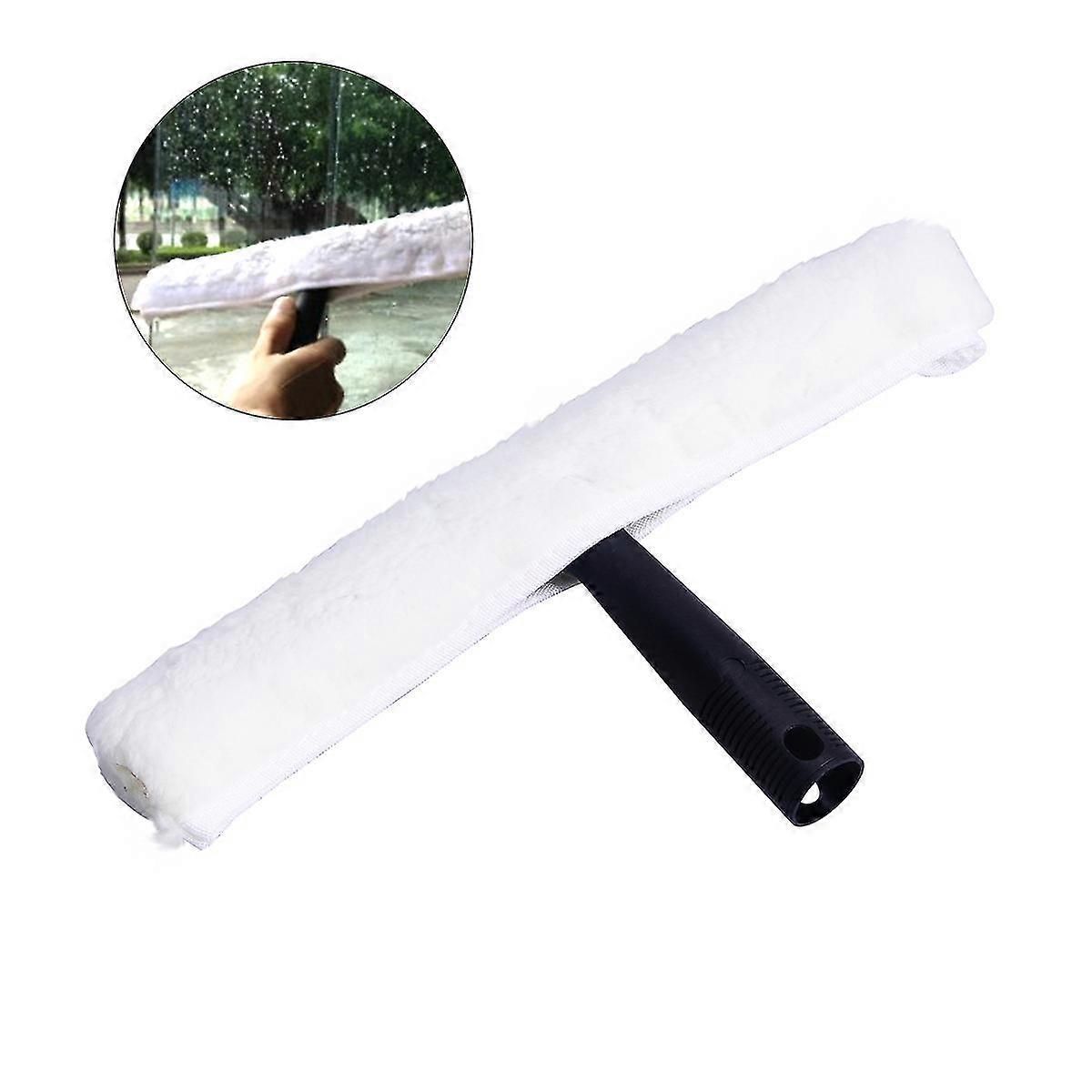 Washing Squeegee Head Replacement Water Applicator Window Washer Cleaning Squeegee Accessory With Detachable Sleeve