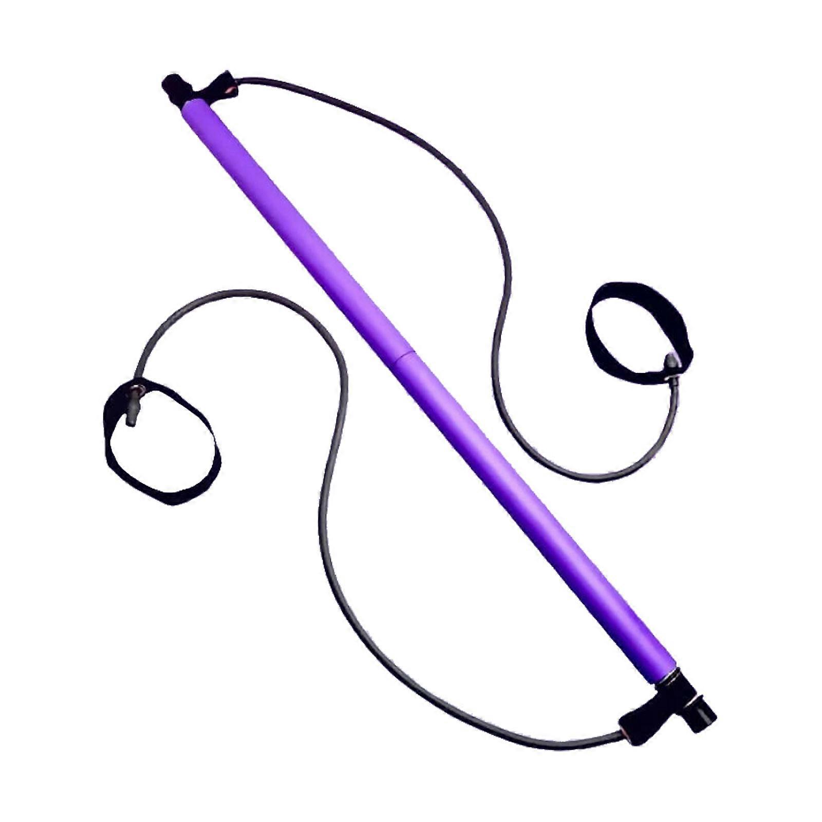 ערכת בר פילאטיס ניידת חדשה לגמרי עם להקת התנגדות יוגה מקל כושר מאמן כושר