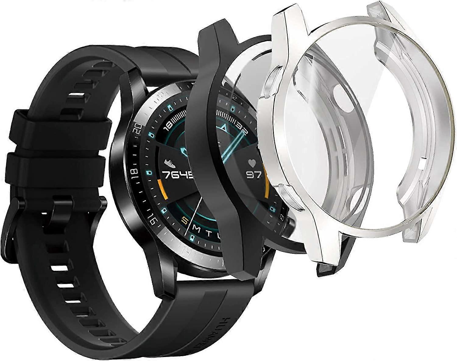 Protective Case Covers With Soft Tpu Screen Protector For Huawei Gt 2 46mm Smart Watch