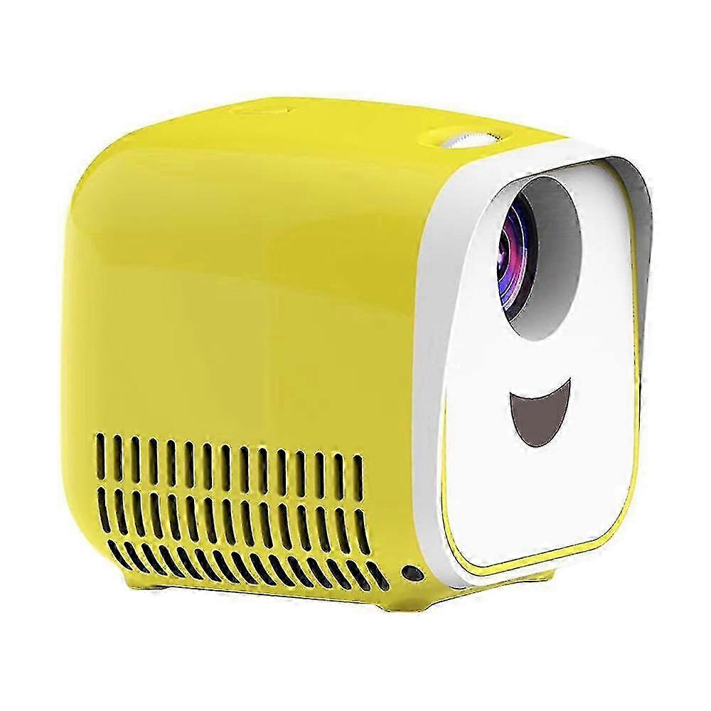 Projector L1 600 Lumens 1080p Household Parent-child Portable Projector Mini Led Tv(uk Plug)