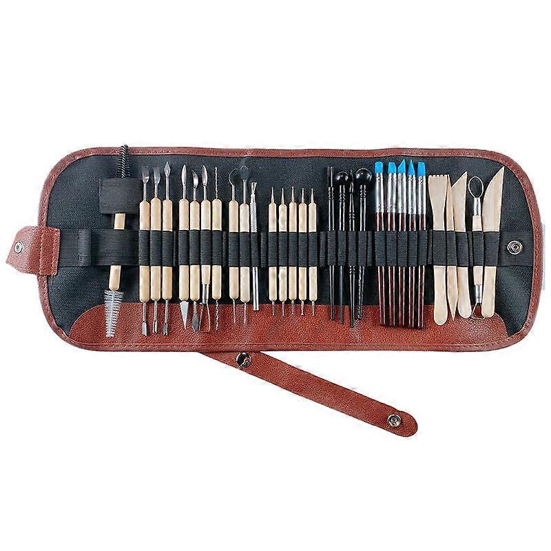 Ceramic Tools Clay Tools Modeling Tool Set, Clay Clay Sculpting Knife Clay DIY Silicone Point Drill Pen Indentation Painting Tools Ceramic Clay Potter