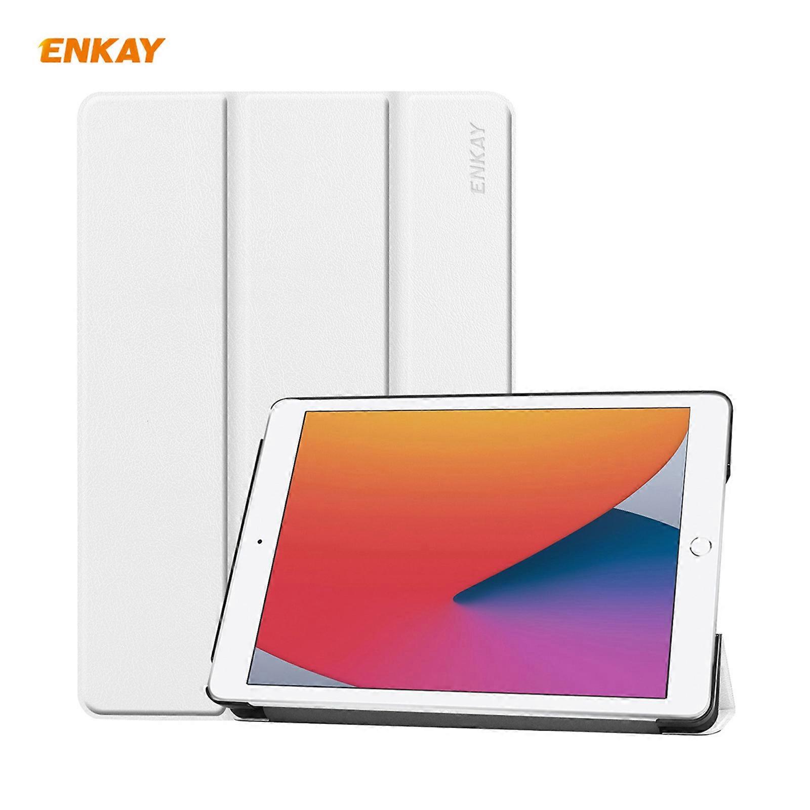 ENKAY PUP Leather Smart Case for iPad 10.2 2021 / 2020 / 2019