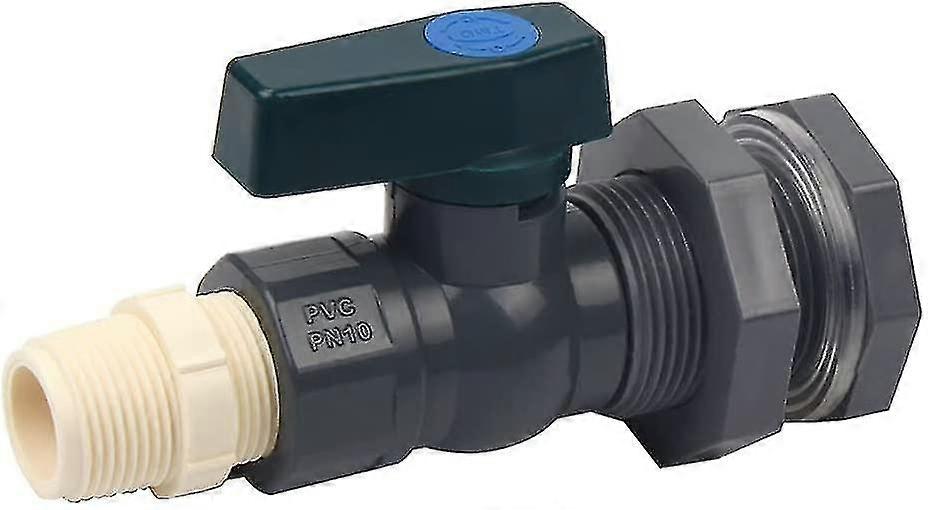 Connection For Pvc Water Tanks, 3/4 Inch Pvc Rain Barrel Faucet Bulkhead Fitting And Hose Adapt