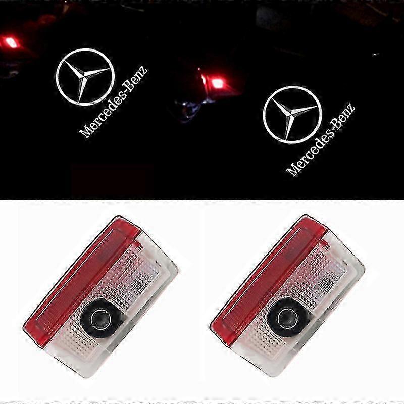Προβολείς λογότυπου LED Door Light Συμβατοί με Mercedes Benz (2x Pack)