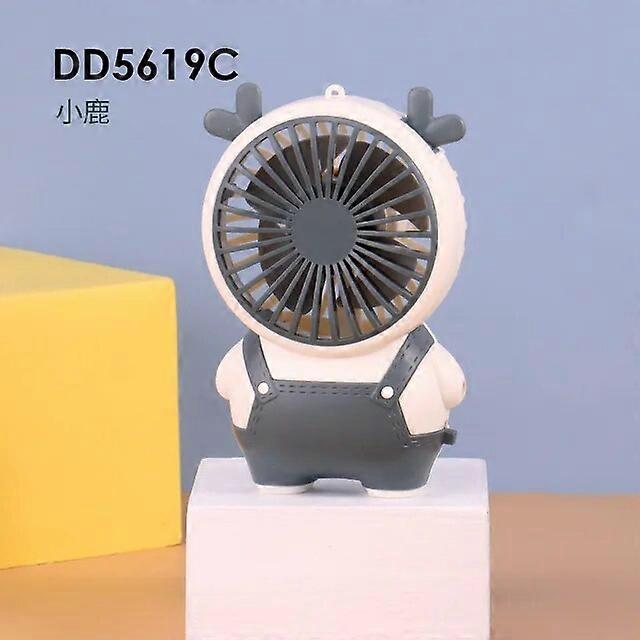 Powered Hand Fans Cartoon Handheld Mini Rechargeable Small Fan Desktop Suitable for Summer Student Dormitory Office Desktop Fan Outdoor Portable