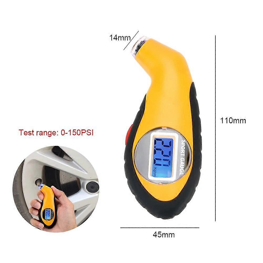 Car TPMS Sensors Tire Pressure Monitoring System Tyre Diagnostic Tools Solar USB Digital Tester Automotive Accessories Universal