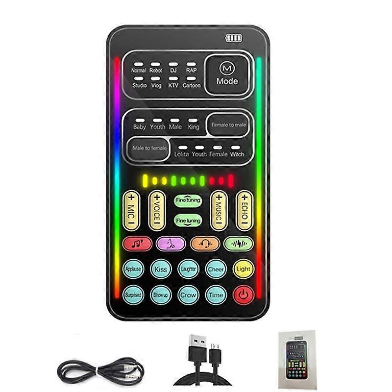 Mini Voice Changer 16 Different Audio Effects Voice Changing compatible-for Games Song