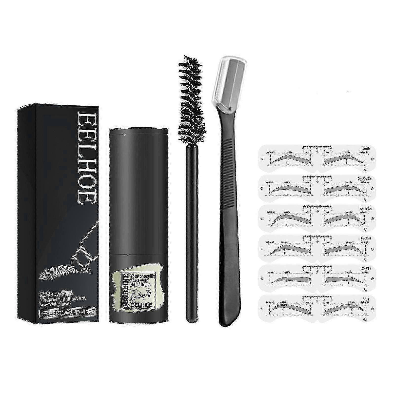 Eyebrow Set Natural Hairline Powder Quick Eyebrow Card Lazy Natural Eyebrow Make