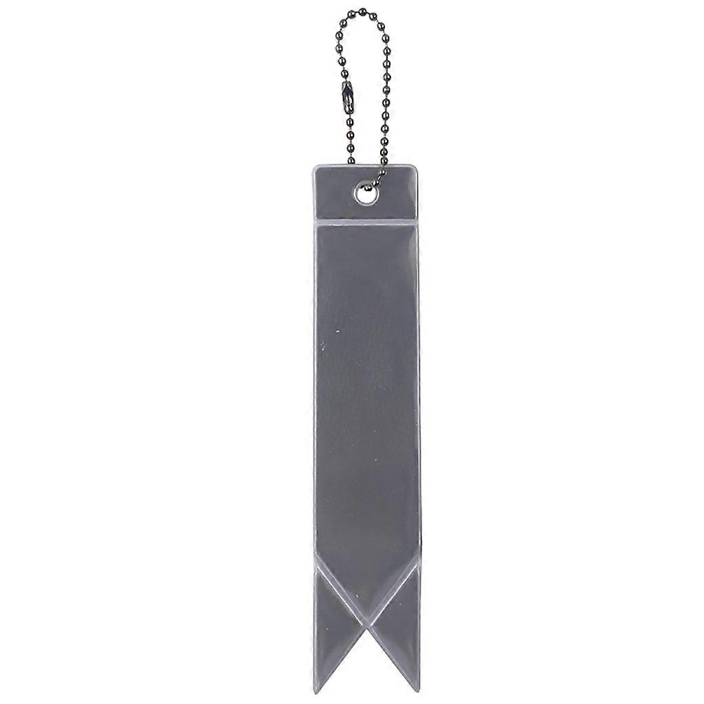 Safety Reflector with Chains Star Reflective Keychain PVC Reflective Pendant