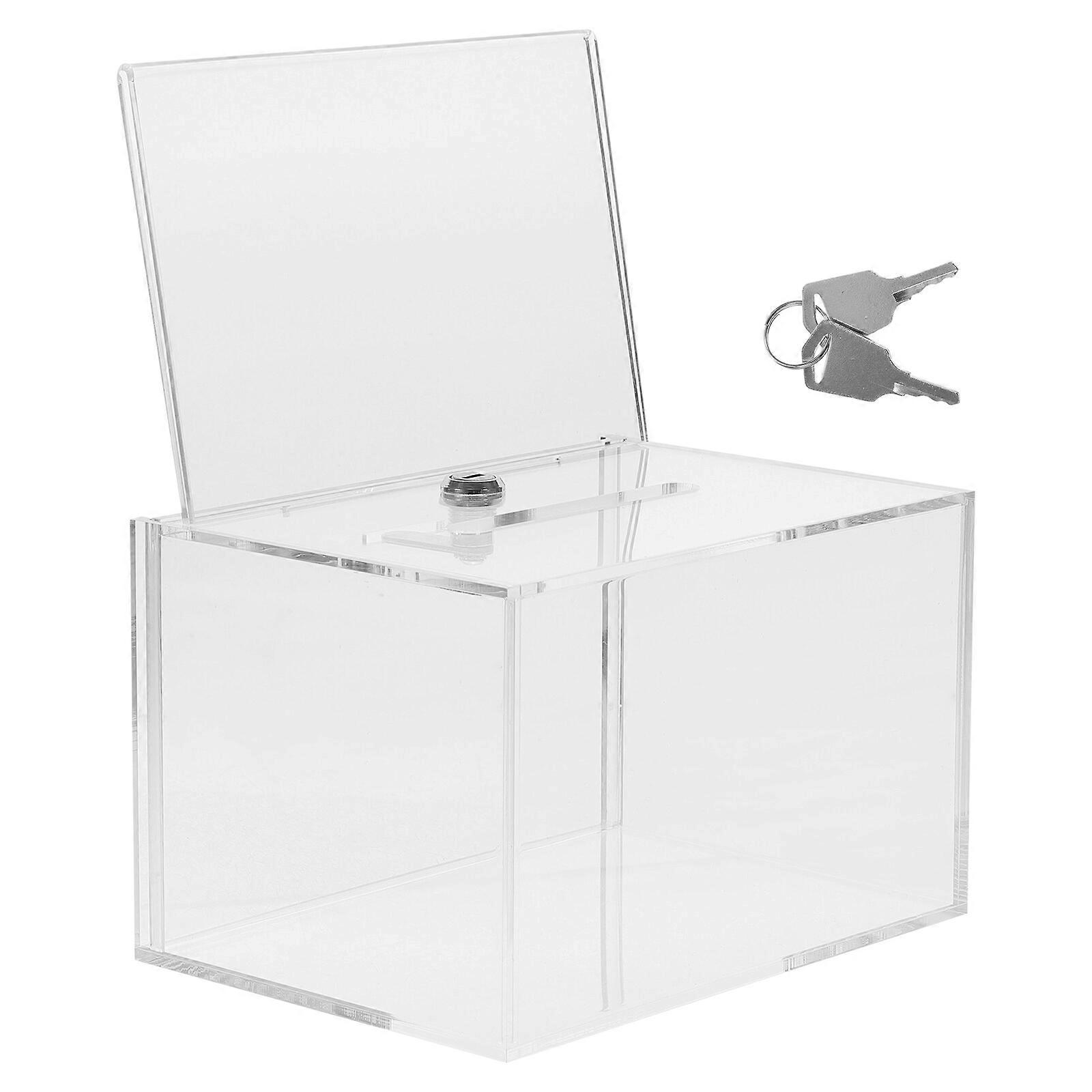 Large-capacity Acrylic Box Multi-functional Suggestion Box Transparent Donation Box Ballot Comment Box