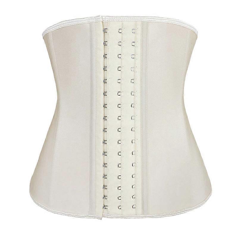 Fajas Colombians Latex Waist Trainer Body Shaper Corset Slimming Waist Cincher Flat Belly Sheath 9 Steel Bones Modeling Strap