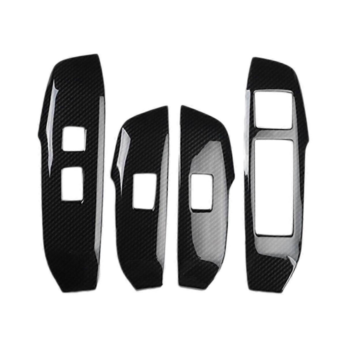 4PCS Car Window Switch Panel Adjust Cover Trim Stickers Window Button Decoration for NX 300H 200T LHD B