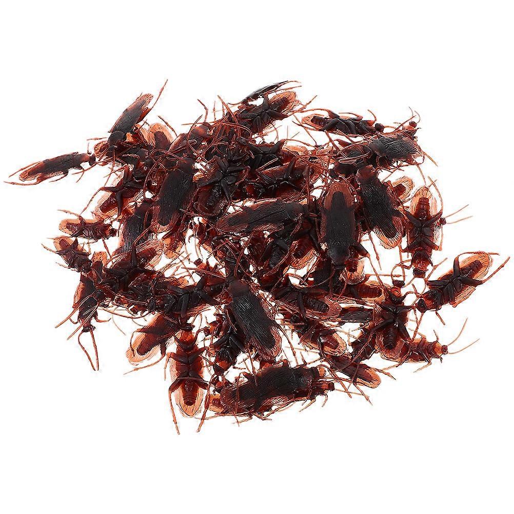 20stk Prank Falsk Kakerlak Realistisk Kakerlak Falsk Plastik Kakerlak Trick Rekvisitter