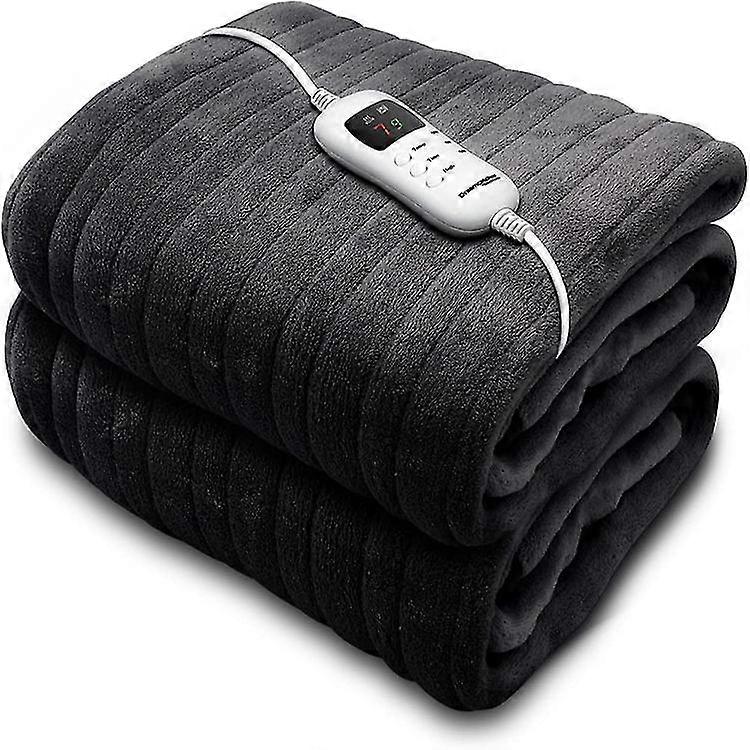 Hot Electric Throw Blanket Single Fleece For Sofa Chairs Bed