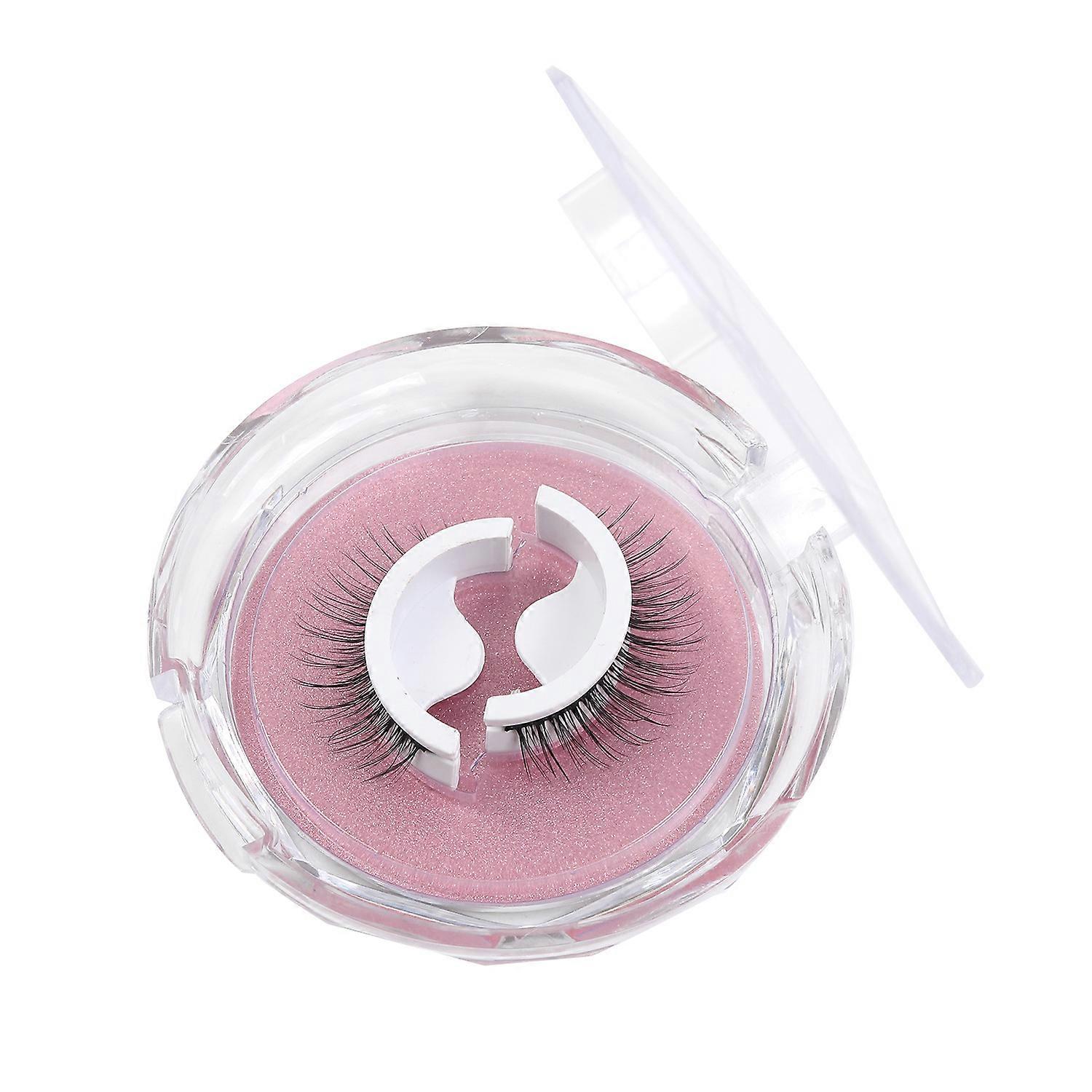 3Pcs Reusable Self Adhesive False Eyelashes, Natural Fluffy False Eyelashes