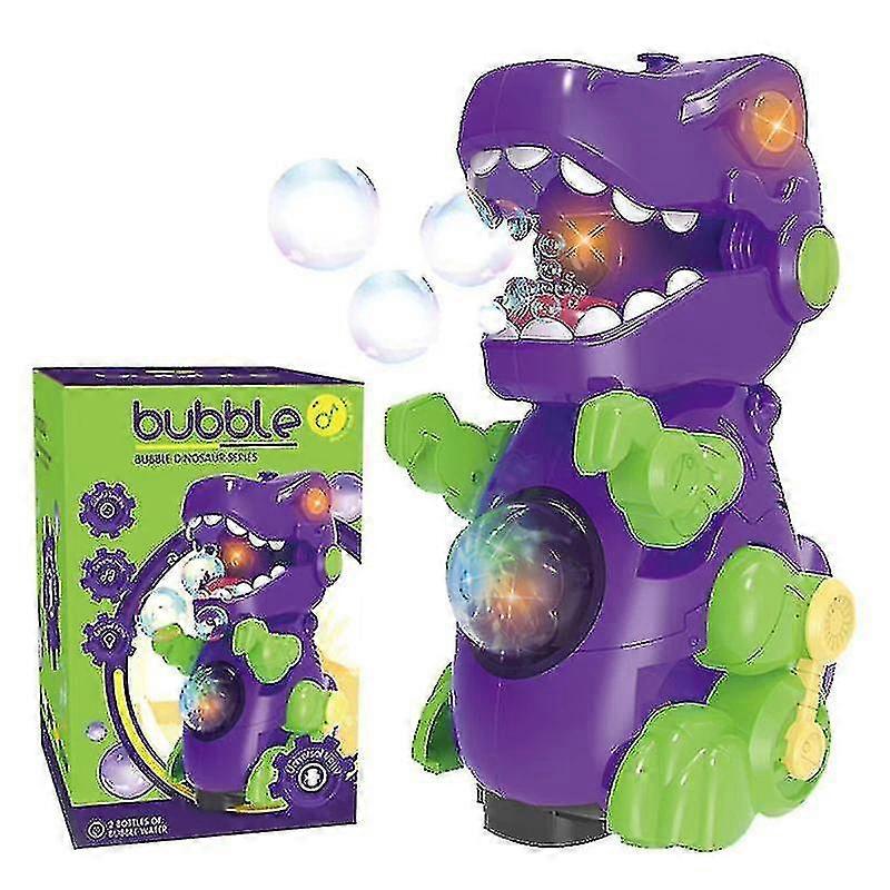 Children's Electric Bubble Blowing Toy Cartoon Dinosaur Bubble Machine
