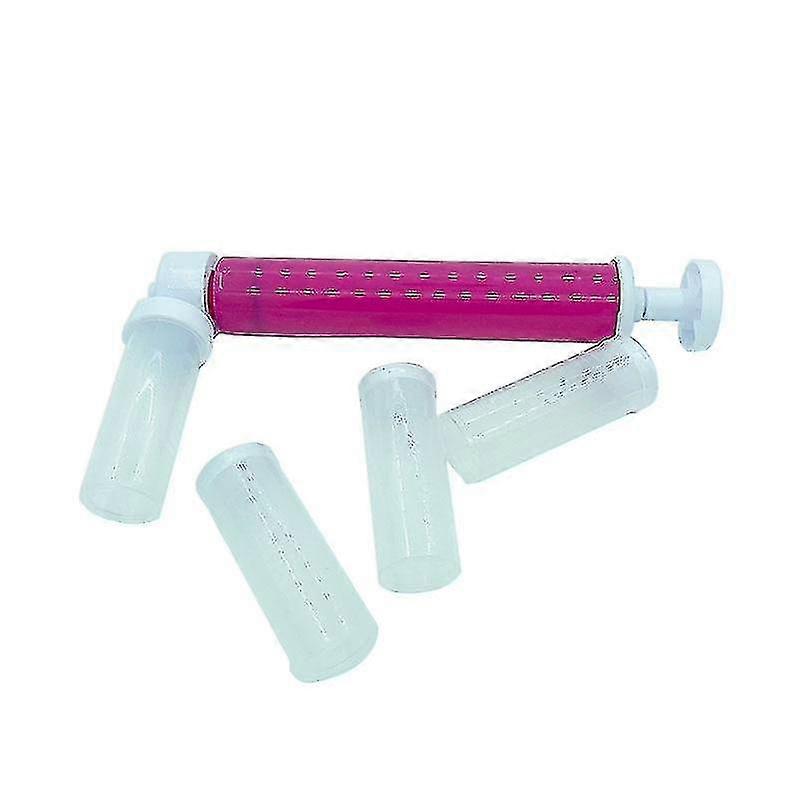 Cake Coloring Duster Manual Airbrush Pump Decorating Tool Baking Tool For Dessert (pink)