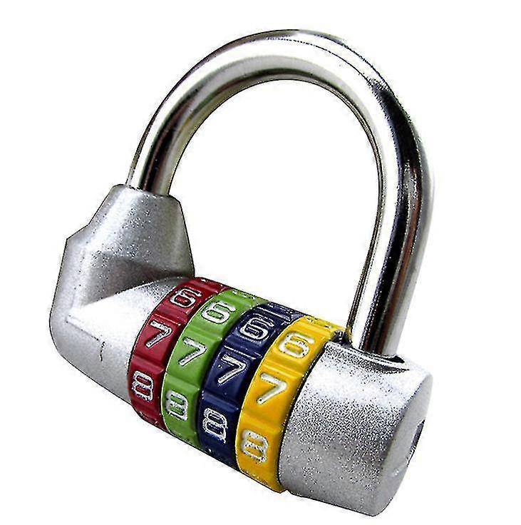 4-wheel Digital Code Lock Door And Window Gym Drawer Anti-theft Lock Color Small Padlock Cabinet Lock