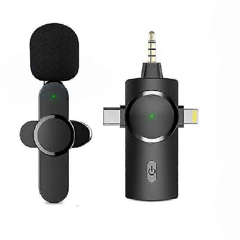 3 In 1 Lavalier Wireless Microphone One By One