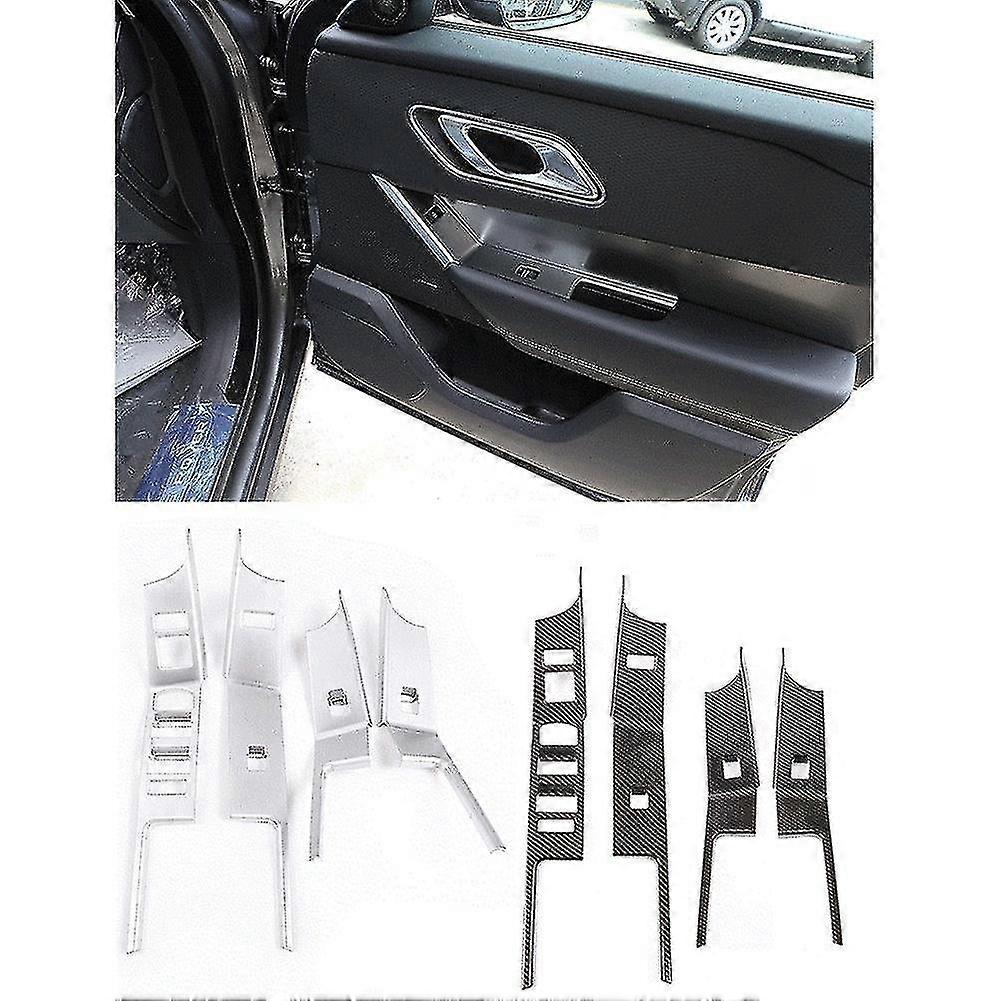 For Range Rover Velar 2017-20 Window Lift Switch Button Cover,silver