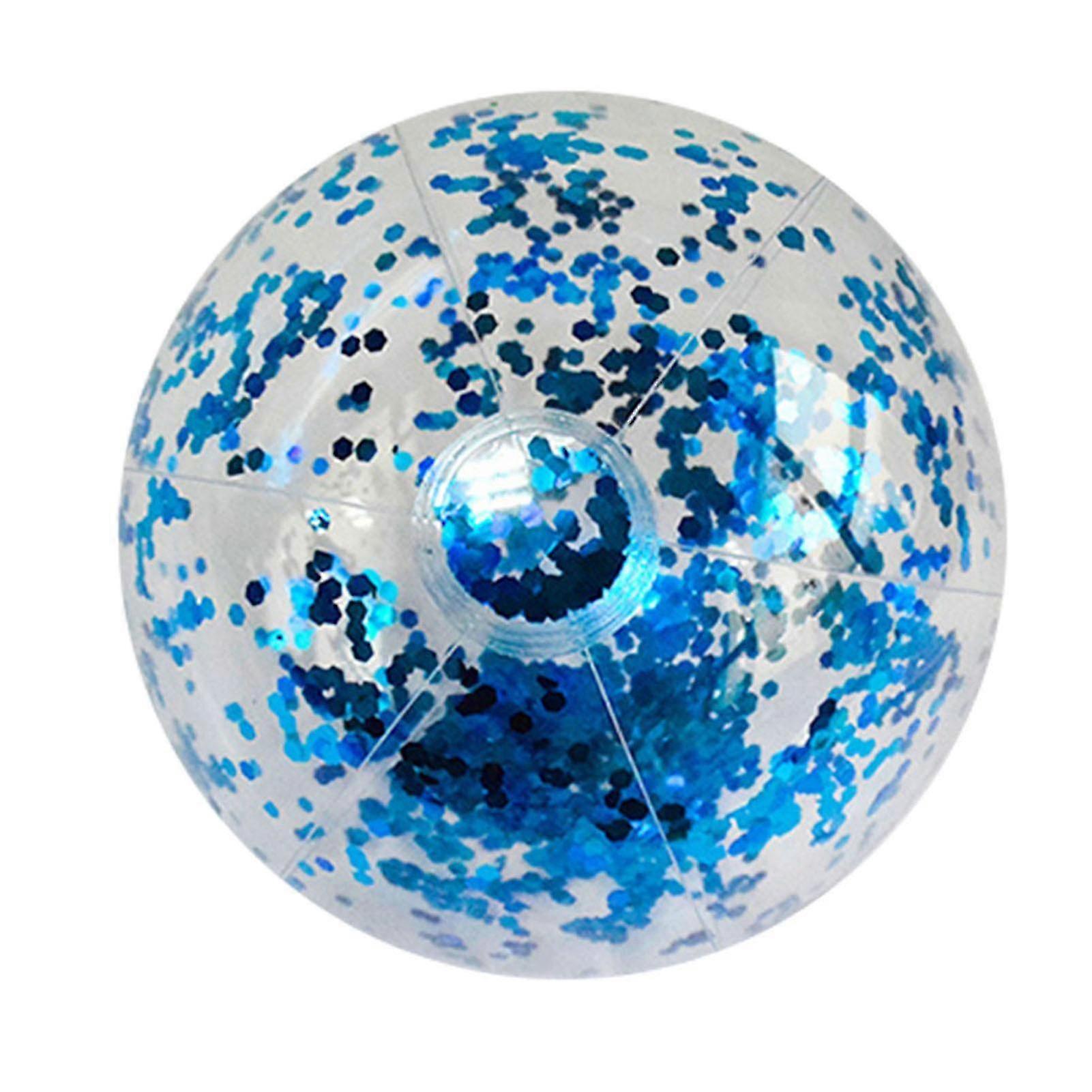 24\/16\" Large Inflatable Glitter Pool Beach Ball For Summer Beach Pool Party"