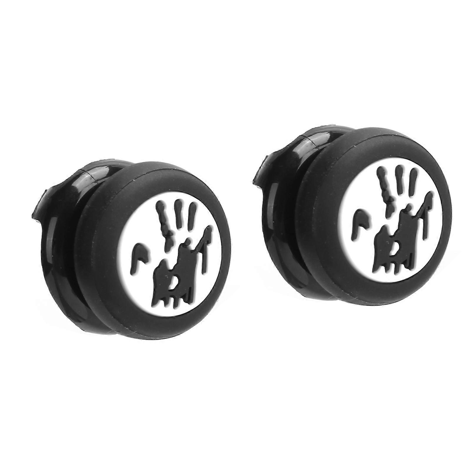 1 Pair Thumb Stick Grips Rocker Caps Plastic Joystick Cover Protector for PS4/PS5 GamepadType D