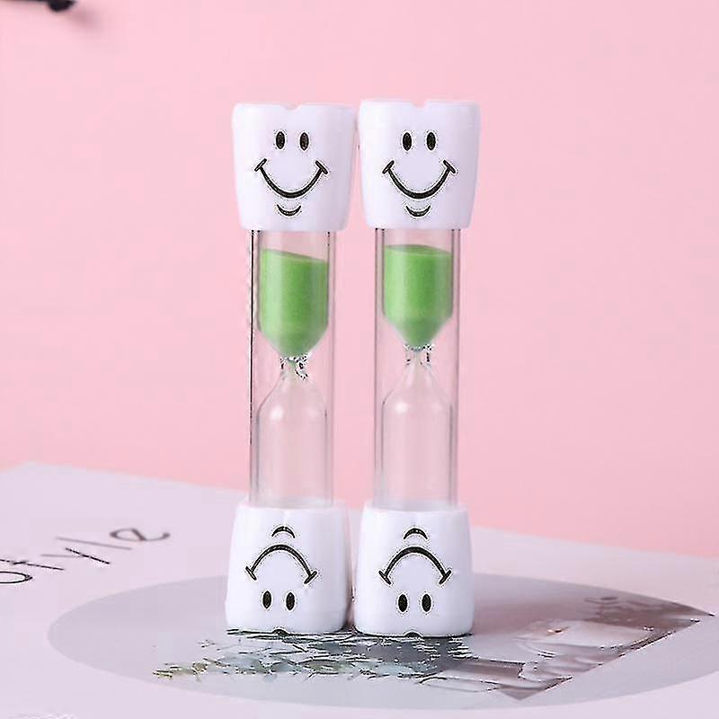 3 Minute Smiling Face Tooth Brushing Hourglass Creative Sand Clock Toothbrush Timer