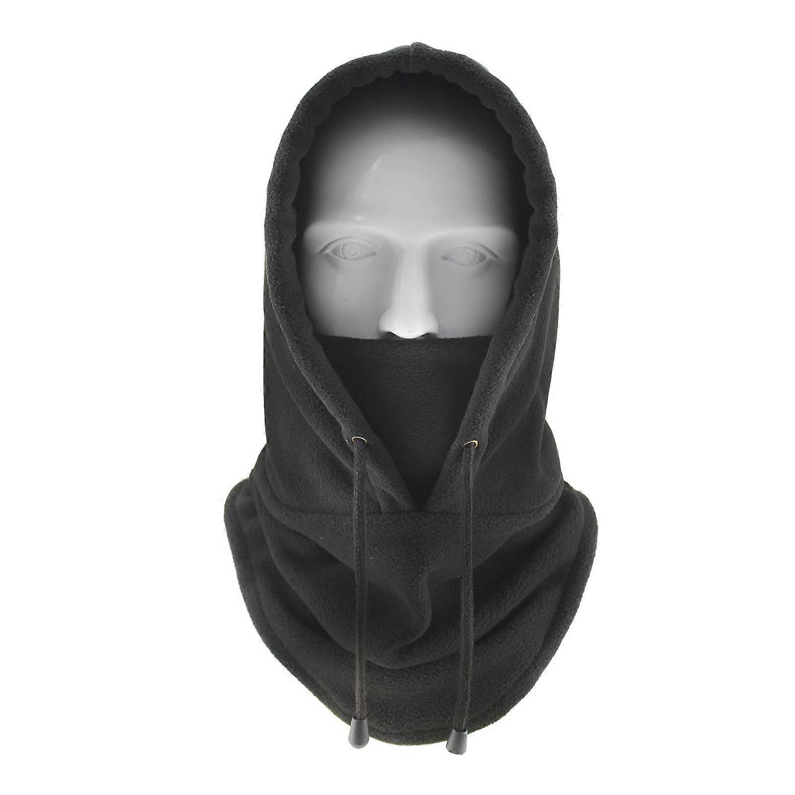 Women Winter Balaclava Hat Thick Warm Polar Fleece Windproof Cycling Face Shield Adjustable Full Protection Outdoor Travel Cold Weather Skiing Cap
