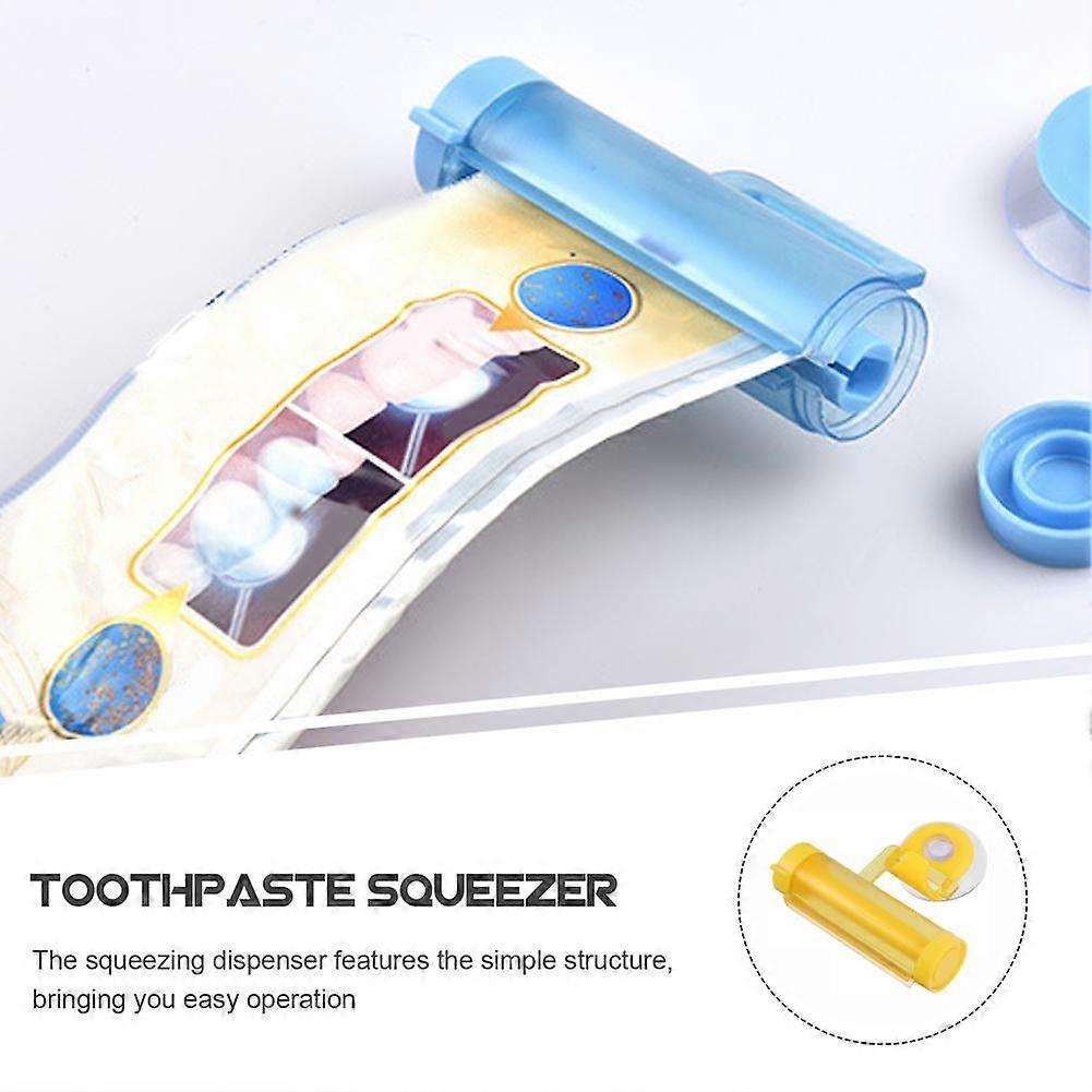 Toothpaste Squeezer Plastic Extruder Tube Roller Rolling Squeezing Tool