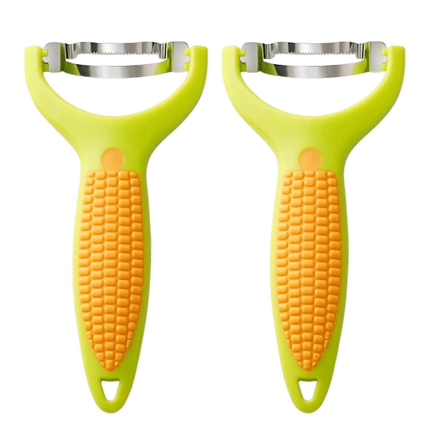 1/2/3/4Pcs Corn Peeler Stainless Steel Corn Grain Remover Ergonomic Handle Corn Cob Separator