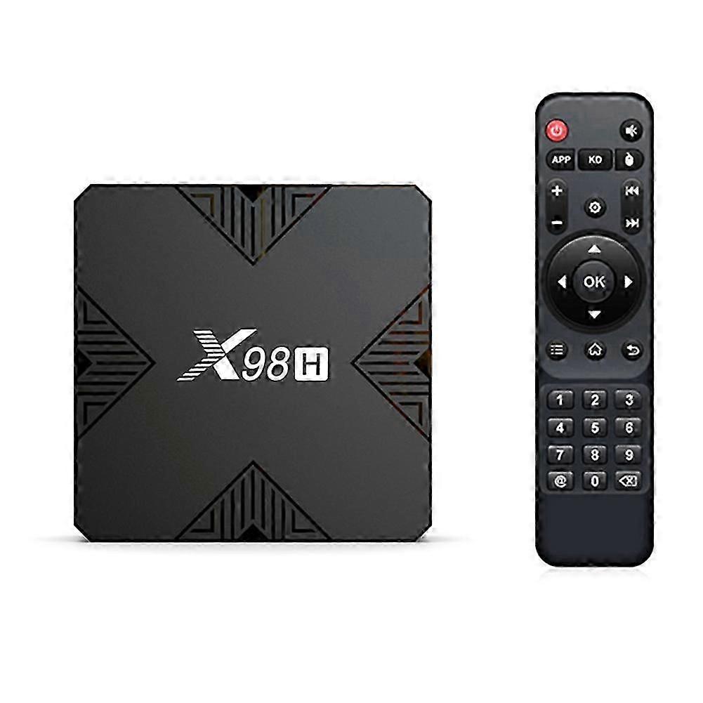 X98h Smart Set-top Box H618 Android 12.0 4gb/32gb Hd Dual-band Wifi6bt 5.0 Eu Plug