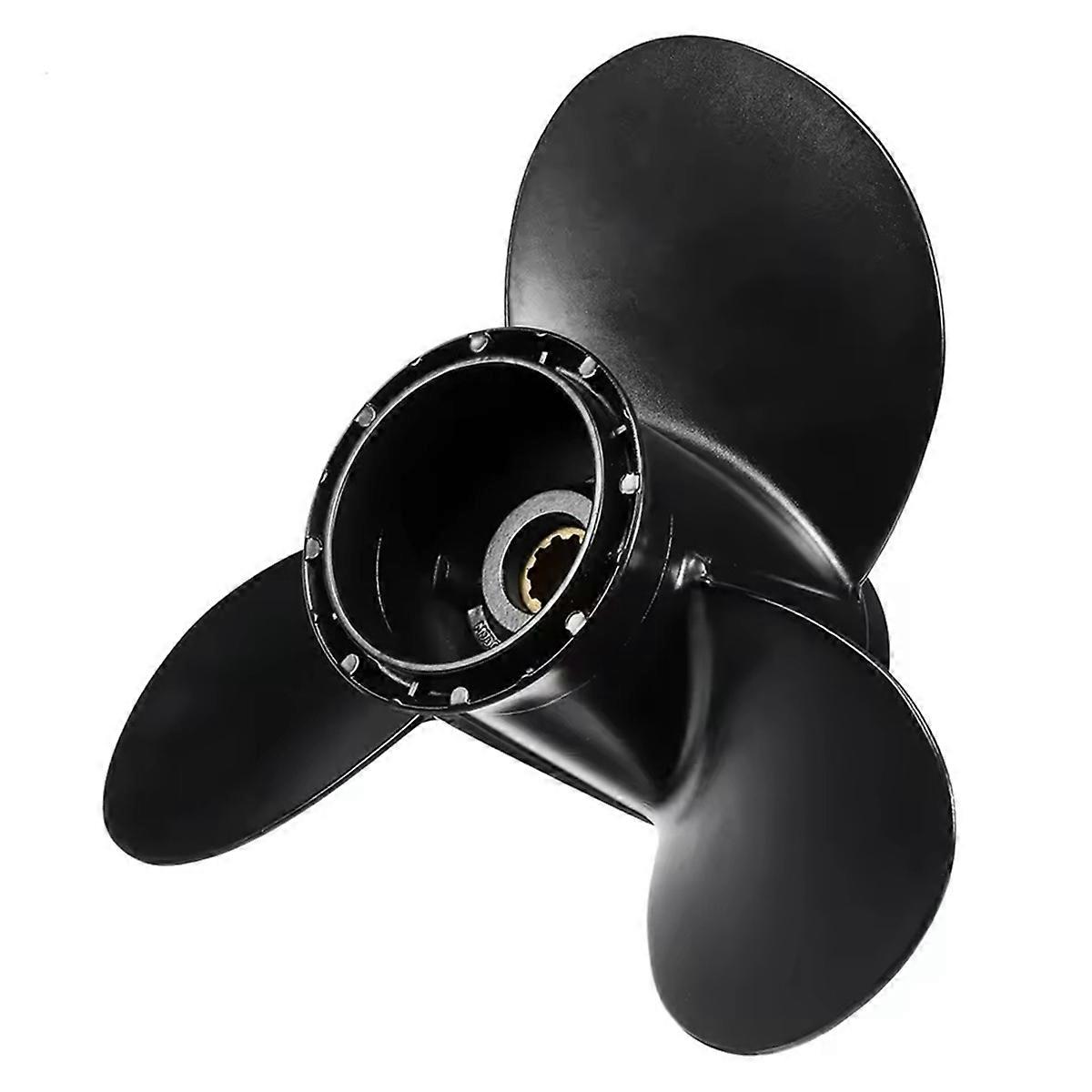 For 20-30HP 58100-96420-019 10 1/4 X 11 Boat Outboard Propeller 10 Spline Tooths R Rotation 3 Blade