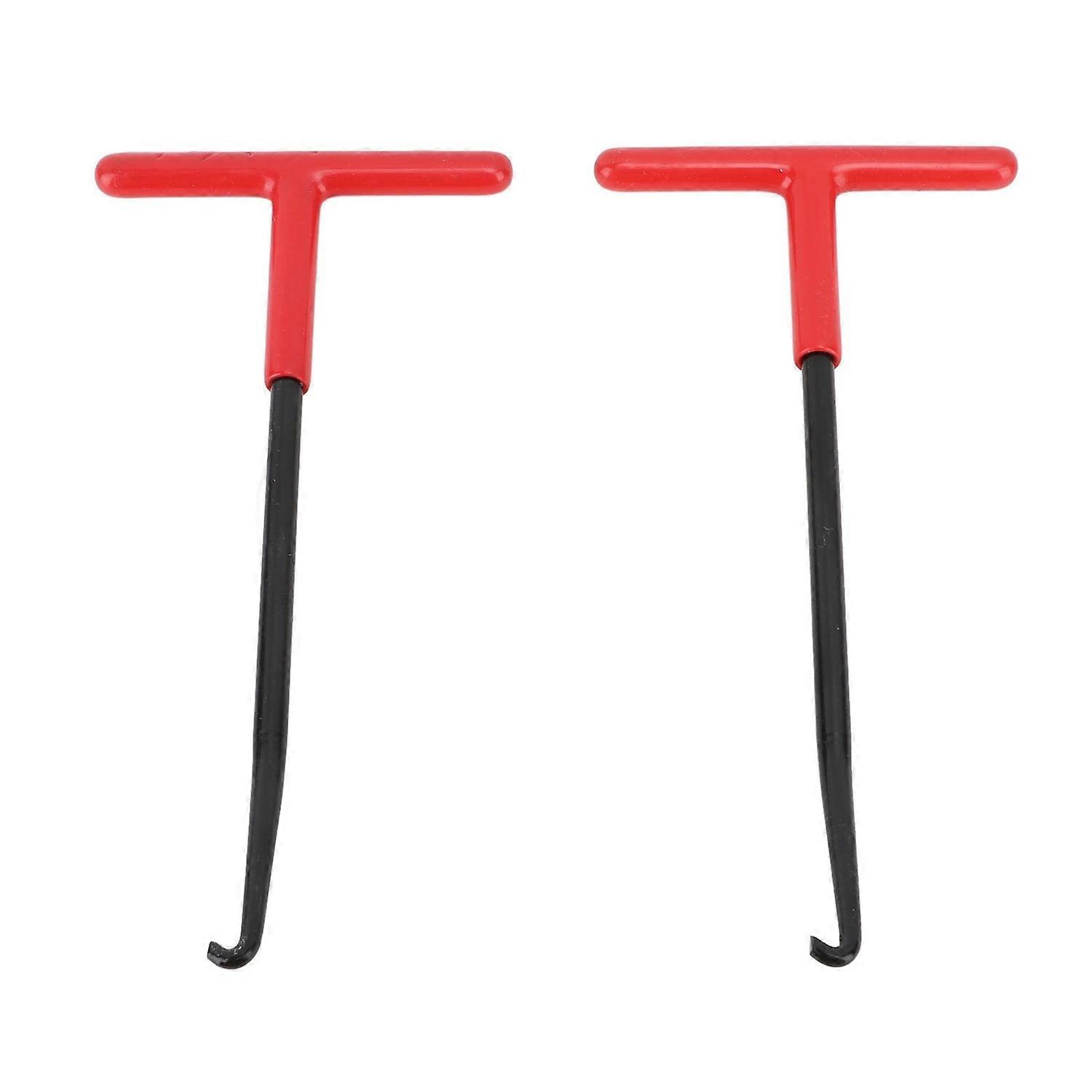 1 Pair Motorcycle T Handle Exhaust Spring Hook Comfortable Grip Lightweight Spring Puller Removal To