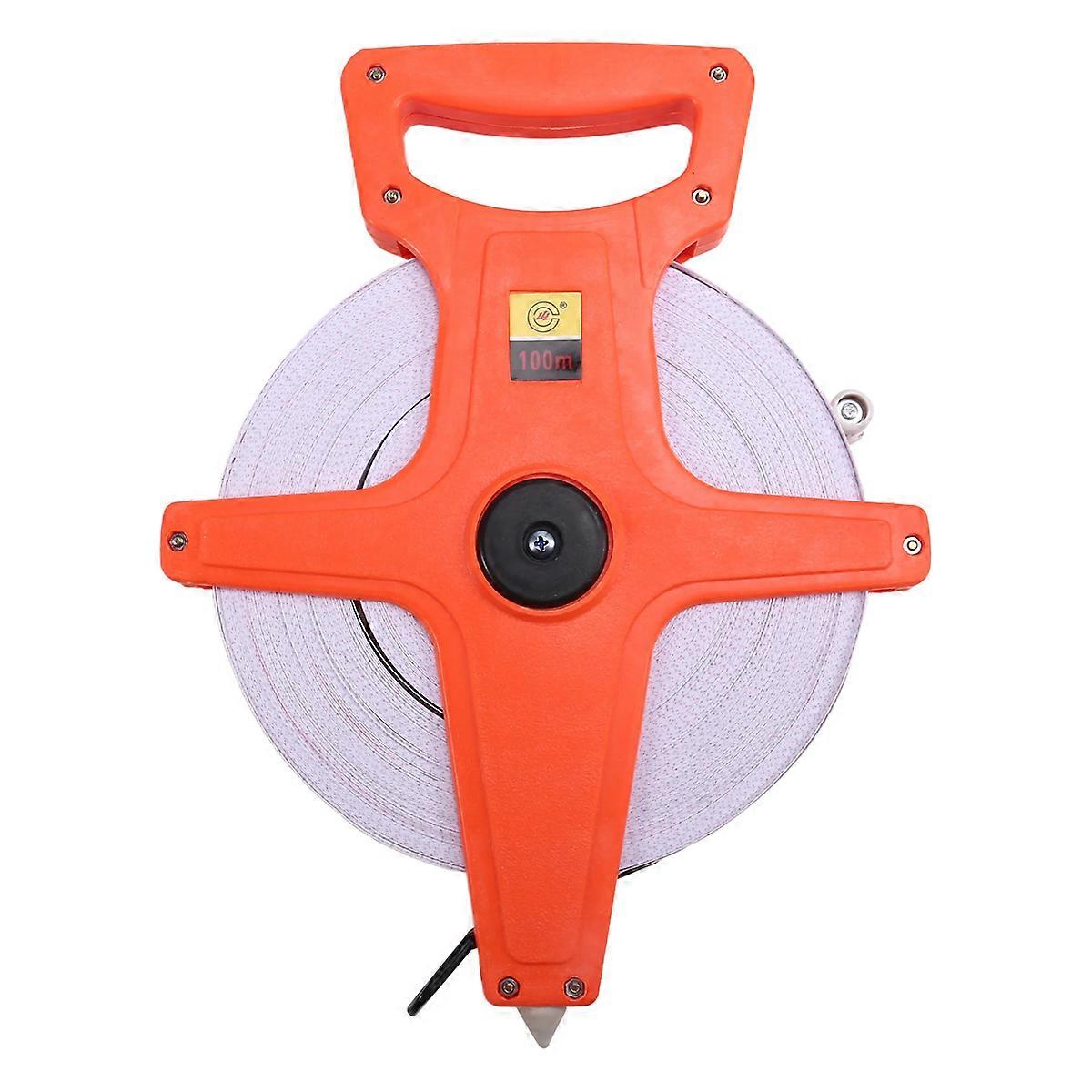 100 Meters Metric Scale Measuring Ruler Woodworking Gadget Portable Frame Ruler Steel Tape Measuring Tool