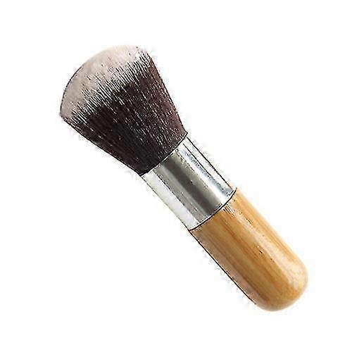 11pcs Bamboo Handle Makeup Brushes Blending Make Up Tool Set With Cotton Bag